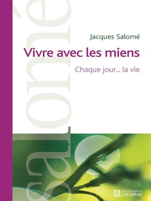 cover image of Vivre avec les miens
